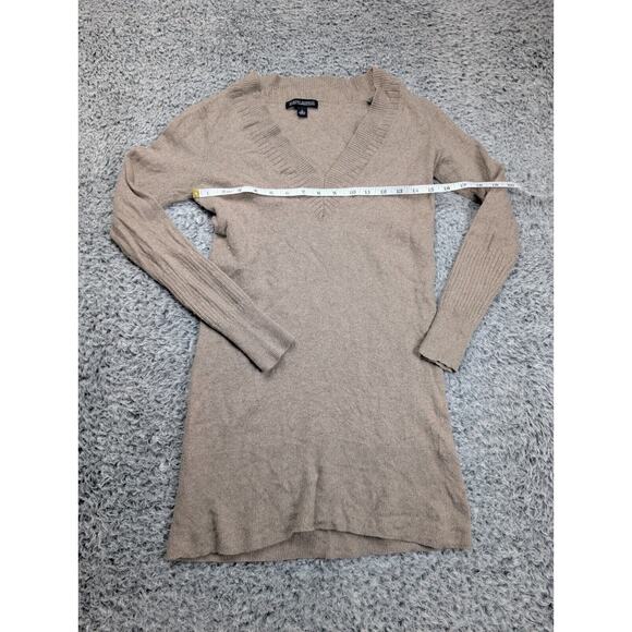Banana Republic Sweater Women Small Brown Stretch Classiccore V Neck Casual Long - Picture 3 of 7